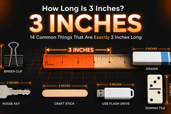 18 Common Things That Are Exactly 3 Inches Longg